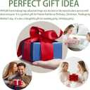 Cube Cosmetic Makeup Bag Small Cotton Quilted Makeup Pouch for Purse Cute Floral Travel Toiletry Zipper Pouch (Pink Floral)