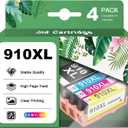910xl Ink Cartridges Compatible for HP OfficeJet 8015e 8010e 8025 8035 8020 8010 8021 8030 8028 8035e 8028e 8022 8022e 8034e 8020e Printers, High-Yield (BK+C+M+Y), Not for HP+ Series