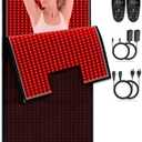 iTHERAU Large Red Light Therapy Blanket 2460 LEDs Infrared Red Light Sleep Bag for Full Body, Resolve Inflammation, Relieve Joint or Back Pain, Red Light Wrap 660 & 850nm Wavelengths, 71in X 32in