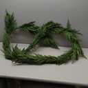 9FT Artificial Norfolk Pine Garland, Realistic Real Touch Christmas Garland, Faux Fake Greenery Garlands for Table, Mantle, Window, Stairs, Fireplace, Outdoor Indoor Christmas Decorations(1Pcs)