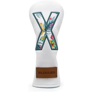 Golf Club Covers Driver Covers Fairway Wood Headcover Hybrid Cover Leather Mallet Putter Covers Blade Headcovers Golf Head Covers for Most Brand