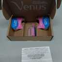 Gillette Venus ComfortGlide White Tea Women's Razor, Handle + 4 Blade Refills