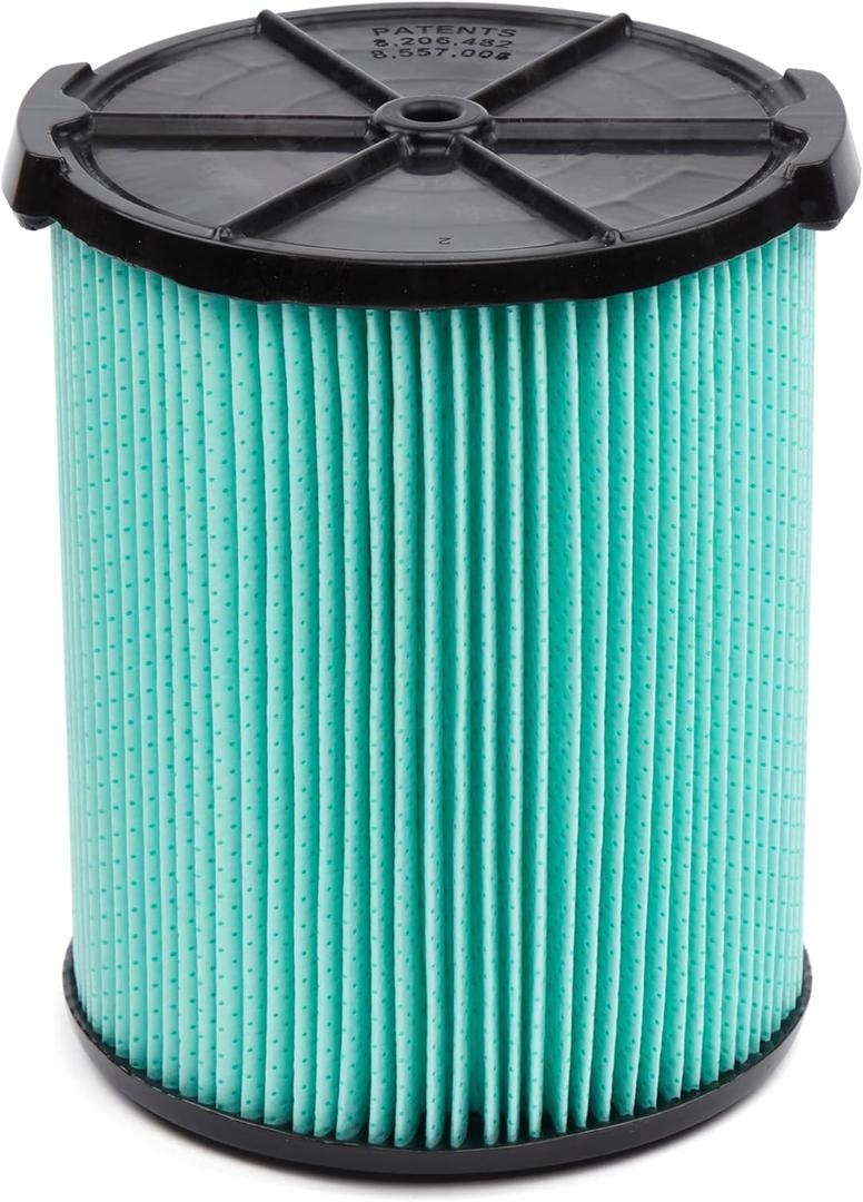 CRAFTSMAN CMXZVBE38753 Genuine HEPA Media Wet Dry Vac Replacement Vacuum Filter for Most 5 to 20 Gallon CRAFTSMAN Shop Vacuums, Easy Installation and Traps Allergens (1-Pack)