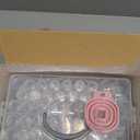 Diamond Painting Storage Container, 4-Tier Bead Organizer Box with 200 Slots, Stackable Crafts Organizers for DIY Diamond Art Accessories Craft Jewelry Bead Storage