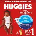 Huggies Size 1 Diapers, Little Snugglers Diapers, Size 1 (8-14 lbs), 198 Count (6 Packs of 33)