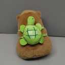 capybara plush with turtle backpack