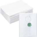 100 Pack Vellum Jackets for 5x7 Invitations, Pre-Folded Bulk Transparent Paper Envelope Liners for Wedding Cards and Scrapbooking