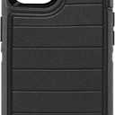 OtterBox Defender Series Screenless Edition Case and Holster for iPhone 14 & iPhone 13 (ONLY), (Black)