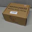 Upgraded WH11X29539 WH11X39237(OEM) Washer Drain Pump Filter Assembly, Fit for GFW550SSN0WW GFW550SSN1WW GFW550SSN2WW GFW550SSN3WW GFW550SSN4WW GFW550SSN5WW GFW550SPN0DG for GE Top Load Washer Parts