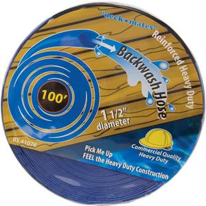 Blue Torrent BS 41076 Commercial Backwash Hose for Swimming Pools (1.5 in. x 100 ft.)
