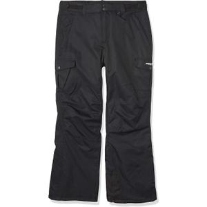 Arctix Kids Snow Sports Cargo Snow Pants with Articulated Knees (Black) XL