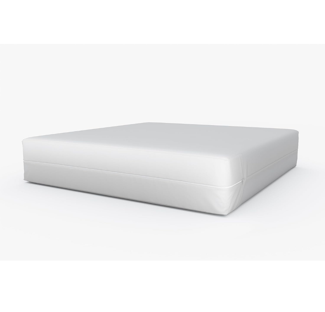 Bargoose | Zippered Twin Mattress Cover | Vinyl Bed Protector | Waterproof Material | Premium Box Spring Encasement | Guards from Bed Bugs & Liquids | Brushed Silk Finish (9" Deep)