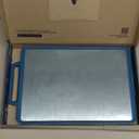 Titanium Cutting Boards for Kitchen Chopping Board with Handle Large Big Small Kitchen Meat Butcher Block 2 in 1 Pure Titanium and Wheat Straw PP Not Wood Bamboo Plastic Silicone Teak Morandi Blue