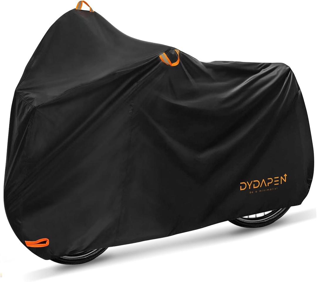 Bike Cover Outdoor Storage Waterproof 2 Bikes, 420D Bicycle Cover Storage Waterproof Protect from Rain Dust UV for Ebike Electric Bike Mountain Road Bike (XXL for 2 Bikes)