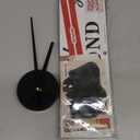 Mintime Large Wall Clock Battery Operated DIY Wall Clock for Modern Decorative Living Room/Office (Black)