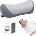 Neck Cervical Pillow Cervical Traction Device Lumbar Support Memory Foam Roll Pillow Muscle Relief Shoulder Pain Relaxer Grey