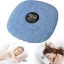 Under Pillow Speaker for Sleeping, Dual Bone Conduction Bluetooth Pillow Speaker with LED Display, Two Listening Playback Modes, 955 Minute Timer Adjustment, 16 Hour Battery Life for Sleep Aid (Blue)