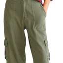 Aeropostale Women's Utility Cargo Pant (Beige, L)