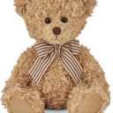 Bearington Theodore Teddy Bear Stuffed Animal - 17" Soft Teddy Bear Plush Toy with Fluffy Fur and Huggable Design - Adorable Classic Cuddly Gift for Kids, Toddlers, and Animal Lovers