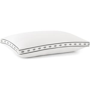 UGG King Bed Pillow  Plush Down Alternative Pillow, Soft & Breathable Medium Firm Sleeping Pillows, Premium Luxury Home Decor Hypoallergenic Pillow for Bed, White, 20 x 36 (Devon)