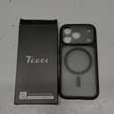 TOCOL for iPhone 17 Pro Case, Compatible with Magsafe, Built-in Magnets, Full Camera Protection, Drop Protection, Translucent Matte for iPhone 17 Pro Phone Case 6.3 inch (Black)