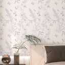 Peel and Stick Wallpaper Cream White and Blue Floral Wallpaper Vintage Contact Paper 17.3''197'' Self Adhesive Wall Paper Removable Boho Wallpapers Decorative for Bedroom Bathroom Cabinets Dcor