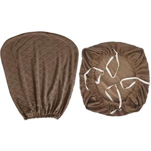 Office Chair Covers Elastic Waterproof Chair Covers, Detachable, Suitable for Restaurants, Kitchens, Living Rooms, and Offices, Coffee Color, 2-Pack