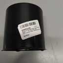 Rough Country Black Center Cap for Steel Wheels - 4.25" Bore Size, Open Push-Through Design, Wide Compatibility