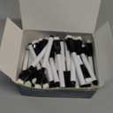 72 Pcs Black Magnetic Dry Erase Markers with Eraser Cap, White Board Mini Dry erase Markers Bulk, Fine Point Tip Student White Board Markers for Teachers Office School Supplies