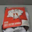 fun shack Womens Chocolate Factory Costume, Book Character Costumes for Adults, Womens Halloween Costumes (Medium, White)