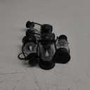 5.1 inch Mini Lanterns 5-Pcs LED Candle Small Lanterns Decorative Indoor Outdoor Hanging Light Ornaments Home Decor for Weddings Western Camping Party Halloween Christmas Decorations (Black)