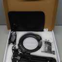 10X Magnifying Glass with Light and Stand, 84 LEDs 2 in 1 Magnifier Lamp with Clamp and 5 Color Stepless Dimmable Modes for Hands Free Reading Sewing Crafts Repair and Close Work