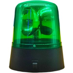 360 Degree LED Strobe Light, Disco Party Rotating Lamp DJ Flashing Stage Lights Police Car Beacon Siren Strobe Light with Switch Control for Home Room Dance Parties Birthday (COLOR:Green 1Pc)