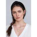 YISSION 1PC Pearl Knotted Headband for Women Non Slip Beaded Headband Wide Pearl Headbands for women Jeweled Embellished Hairband Black Head Band Hair Accessories for Women Girls