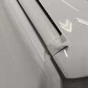 Hibbent Premium Elongated Toilet Seat with Cover Quiet Close, One-Click to Quick Release, Easy Installation Non-Slip Seat Bumpers, Slow Close Toilet Seat and Cover, Easy Cleaning-White Color