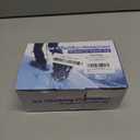 Sportneer Crampons Ice Cleats for Shoes and Boots with 28 Spikes - Traction Slip-on Stretch Footwear for Walking and Shoveling on Ice and Snow (Medium, Orange)