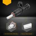 7531634 Fuel Injectors 6 Holes 6Pcs, Compatible with 2006-2012 BMW 328i 330i 530i 128i X3 X5 Z4 525i 528i 325xi 3.0L Engine, Replace# 13537531634