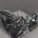 GARGOYLE BELLS Motorcycle Leather Chaps for Men & Women, Black Cowboy Biker Riding Chaps Split Soft Leather Pants (Large)