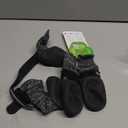 EXPAWLORER Anti Slip Dog Socks to Prevent Licking Paws, Shoes for Winter Snow, Boots & Paw Protectors with Grippers, Waterproof Booties for Hardwood Floors for Small Medium Large Senior Dogs Black S