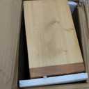 Fun Memories Fireplace Mantel - Handcrafted Hollow Rustic Solid Wood Fireplace Shelves, Wall Mounted Floating Shelf with Invisible Heavy Duty Wood Bracket, 48" x 8" x 5", Natural (Honey Maple Finish)