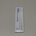 BTArtbox Short Almond Nail Tips - 320pcs Pre-shape Half Matte Soft Gel Tips, Clear Ultra Fit & Natural Acrylic Fake Nails for Full Cover Nail Extension, 16 Sizes