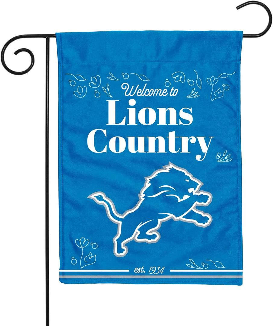 Rico Industries NFL Football 13" x 18" Double Sided Garden Flag