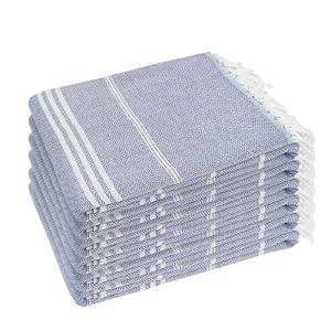 YSYJ Turkish Beach Towel 6 Pack Beach Towels 36"x71" Beach Towel Oversized Sand Free Turkish Towel Quick Dry Bath Towels Navy