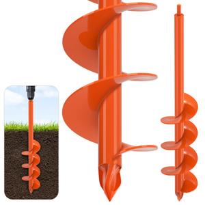 Dolibest 4 x24 Auger Drill Bit for Planting, Garden Auger for Post Digger
Heavy Duty Bulb Auger Drill, Post Hole Auger for Bulb Planter,Mailbox, Fence Post Holes Digger - Fits 3/8" Hex Drill