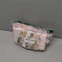 OIAHOMY Gift Basket with Handle, Small Woven Basket with Gift Bag, Ribbon and Wrap Tissue Paper, Nursery Bins Empty to Fill with Small Items, Baby, Pet Toy Organizer - Pink (12"x 8"x 5")