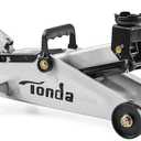 TONDA Floor Jack, Hydraulic Portable Car Lift Jack, 2 Ton (3,800 lb) Capacity, Silver