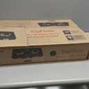 Propane Gas Cooktop,3 Burners Gas Stove portable gas stove, 0.28"Tempered Glass, Auto Ignition Camping 3 Burner LPG for RV,Apartments,Outdoor