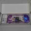 JSAUX Transparent Front Cover Compatible with Steam Deck LCD, DIY Clear Edition Replacement Custom Faceplate Shell Housing Case Compatible with Steam Deck LCD - PC0108 [Purple]