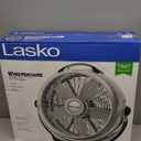 Lasko Wind Machine 20" 3-Speed Air Circulator Floor Fan, Black