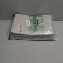 Sea Team 3-Pack Small Storage Basket Set, Storage Cube Organizer, Storage Bins, 12 x 8 x 5 Inches, Rectangle Canvas Fabric Collapsible Shelf Box with Handles for Kids Room (Ash Grey/Grey)